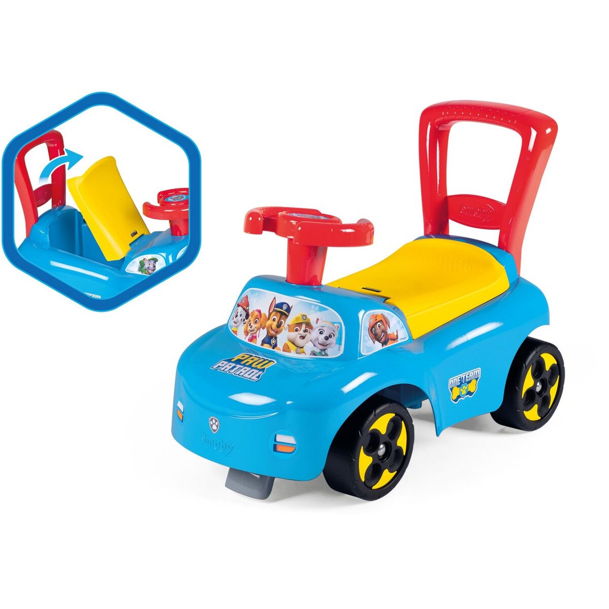 SMOBY Porteur Auto Paw Patrol 