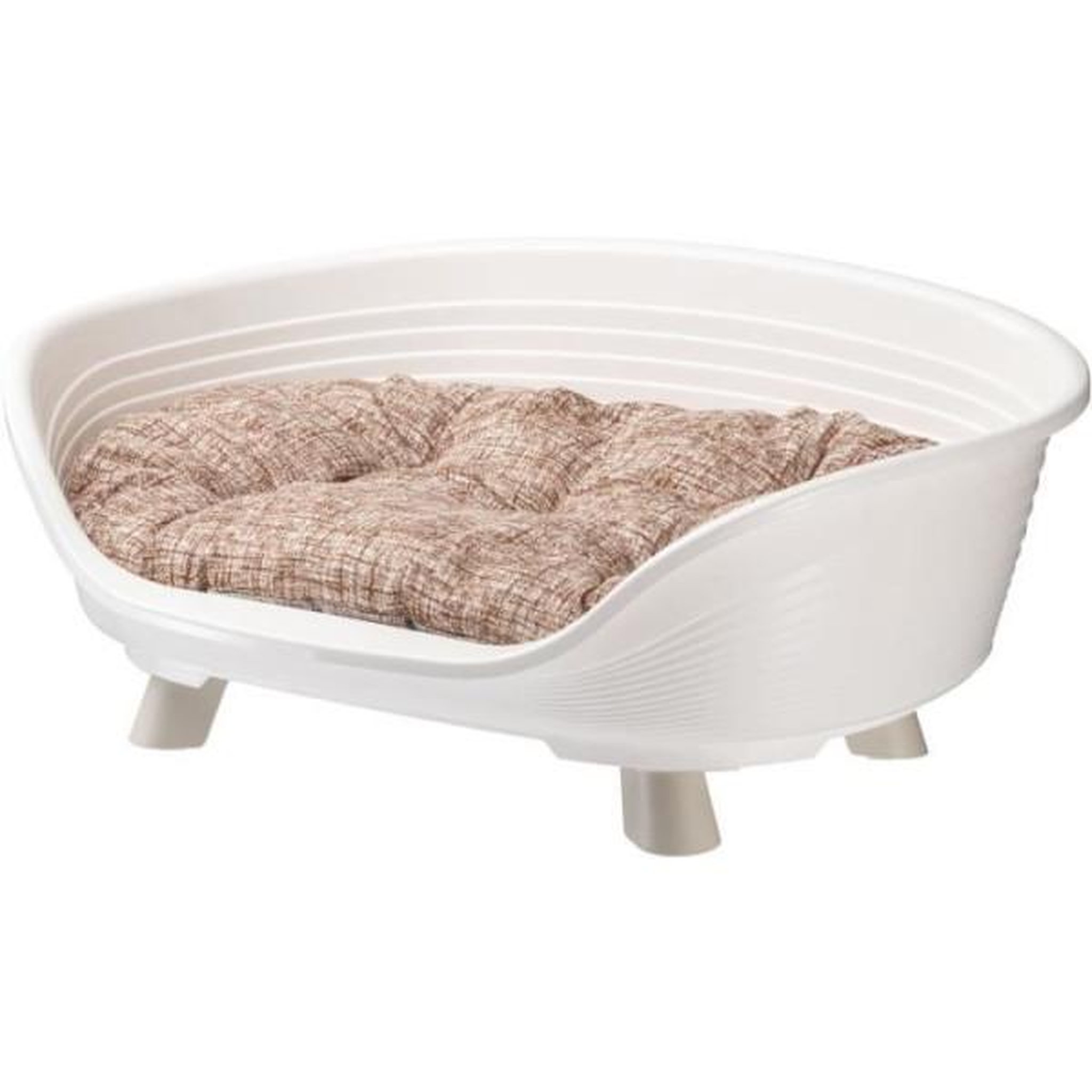 Voir la diapositive 2 : Ferplast Corbeille - FERPLAST - THRONE 6 - Avec coussin relax - Blanc