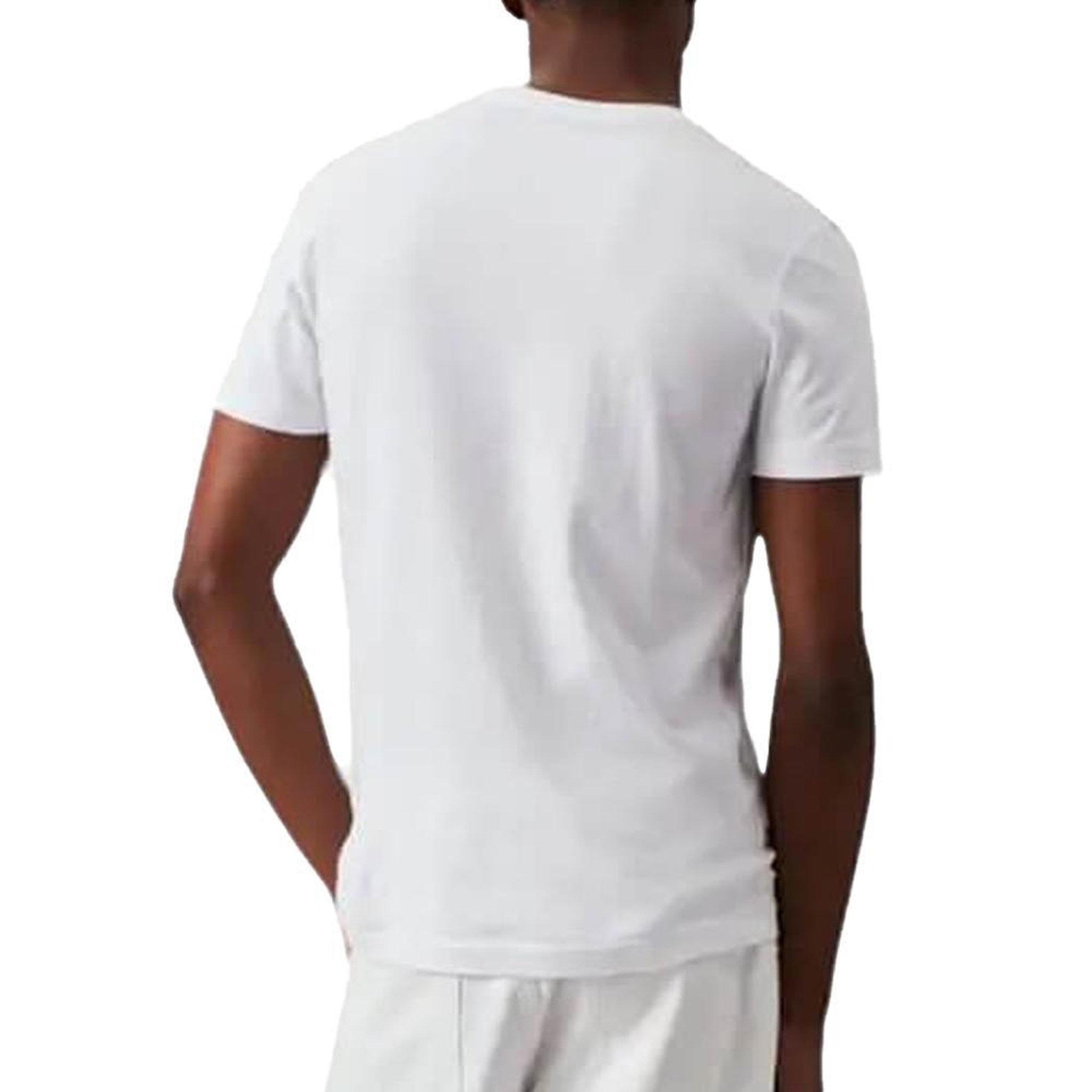 Voir la diapositive 2 : CALVIN KLEIN JEANS T-Shirt Blanc Homme Calvin Klein Jeans Essential Slim