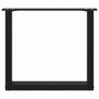 Voir la diapositive 5 : VIDAXL Pieds de table basse forme de U 2 pcs noir 50x(42-43) cm acier