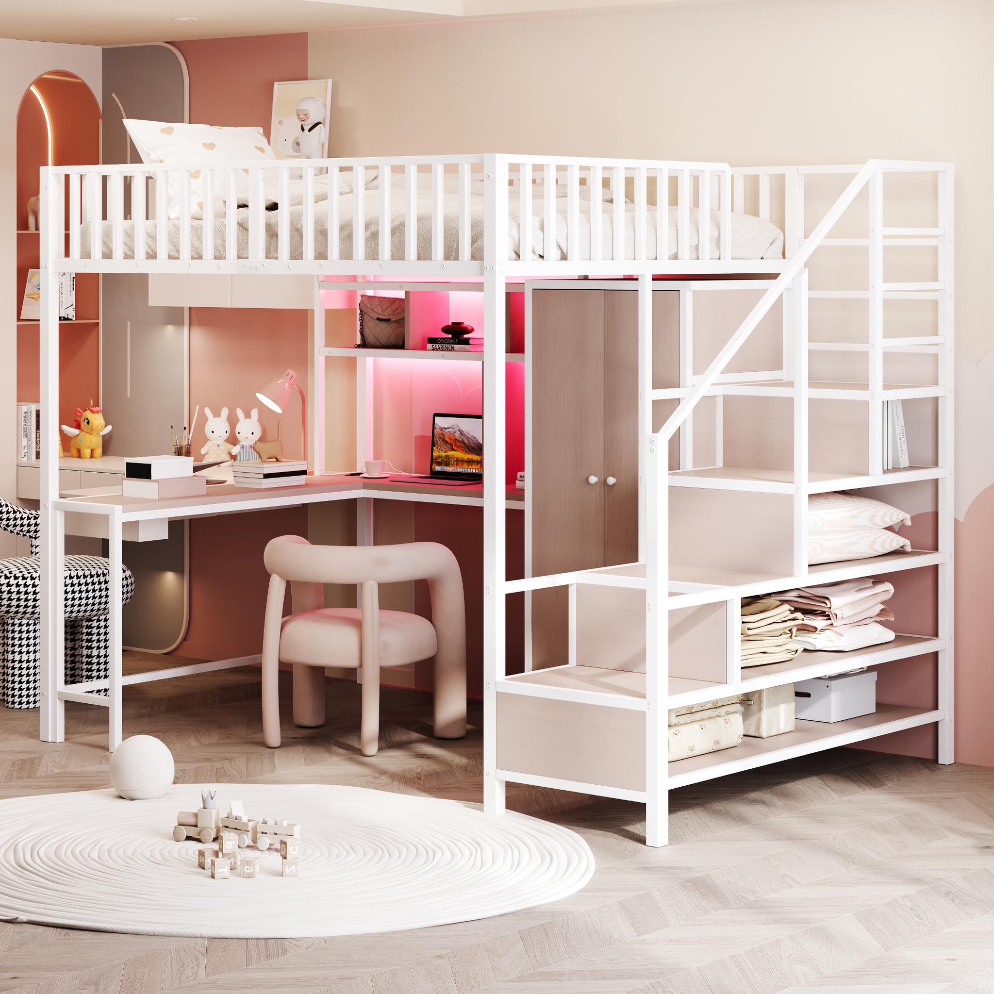 Voir la diapositive 4 : MERAX Lit mezzanine