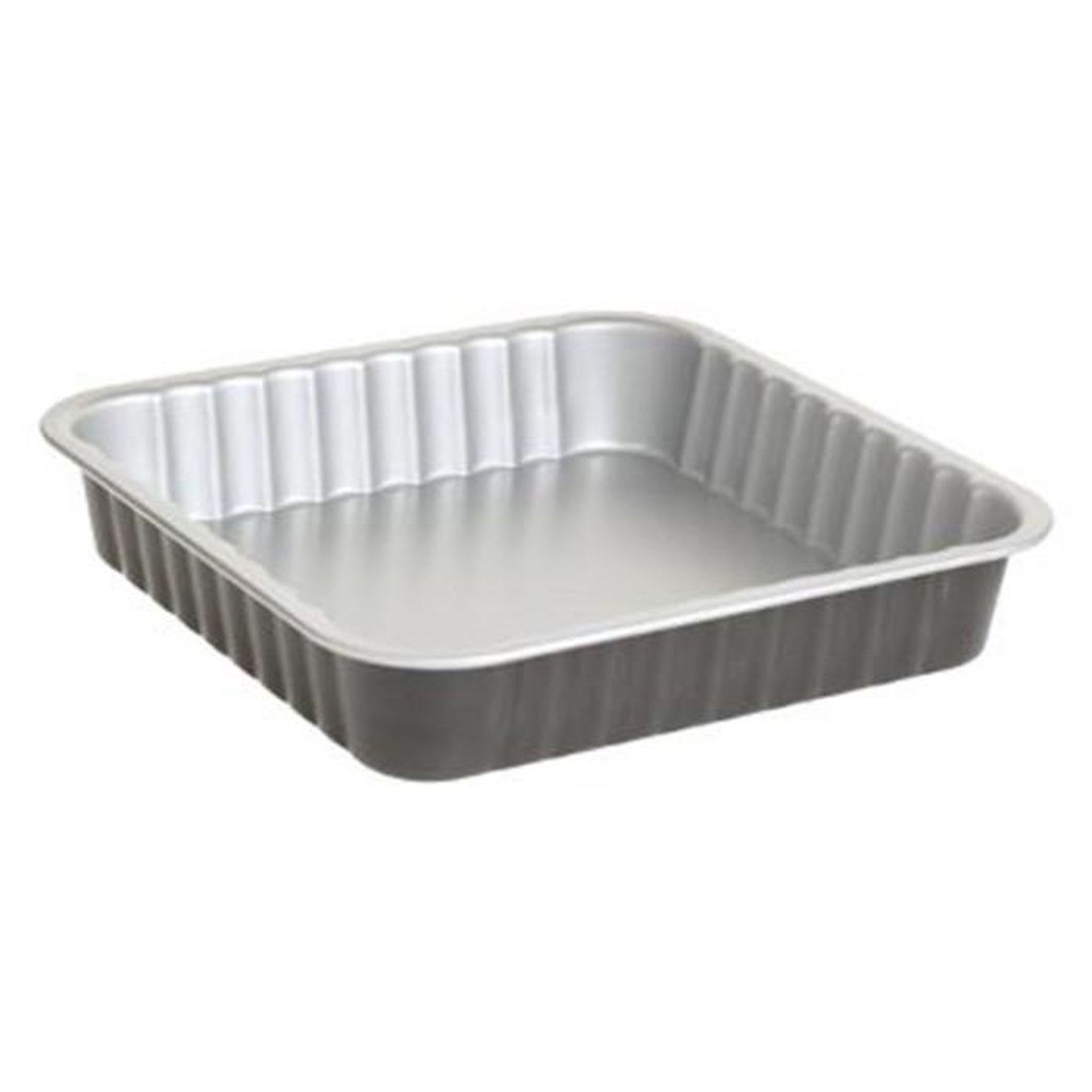 FIVE Plat à Four Carré en Métal  Signature  24cm Gris