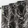Voir la diapositive 2 : Paris Prix Rideau à Œillets Imprimé  Cabana  140x260cm Noir
