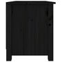 Voir la diapositive 4 : VIDAXL Banc a chaussures Noir 70x38x45,5 cm Bois de pin massif