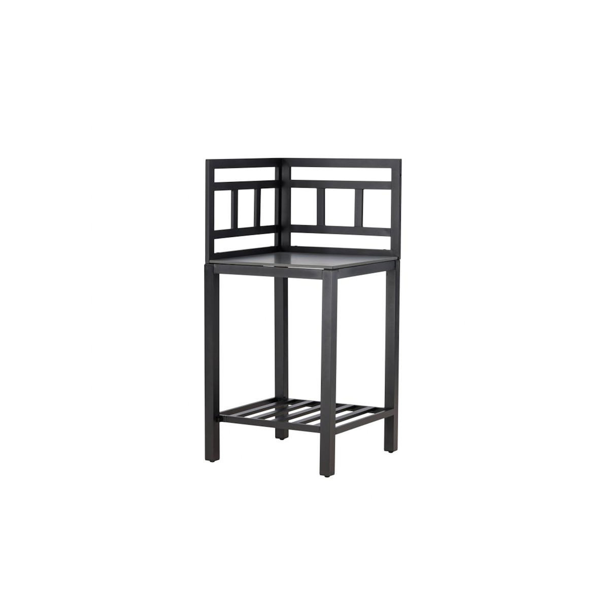 Paris Prix Meuble d'Angle Cuisine d'Extérieur  Alicante  128cm Noir