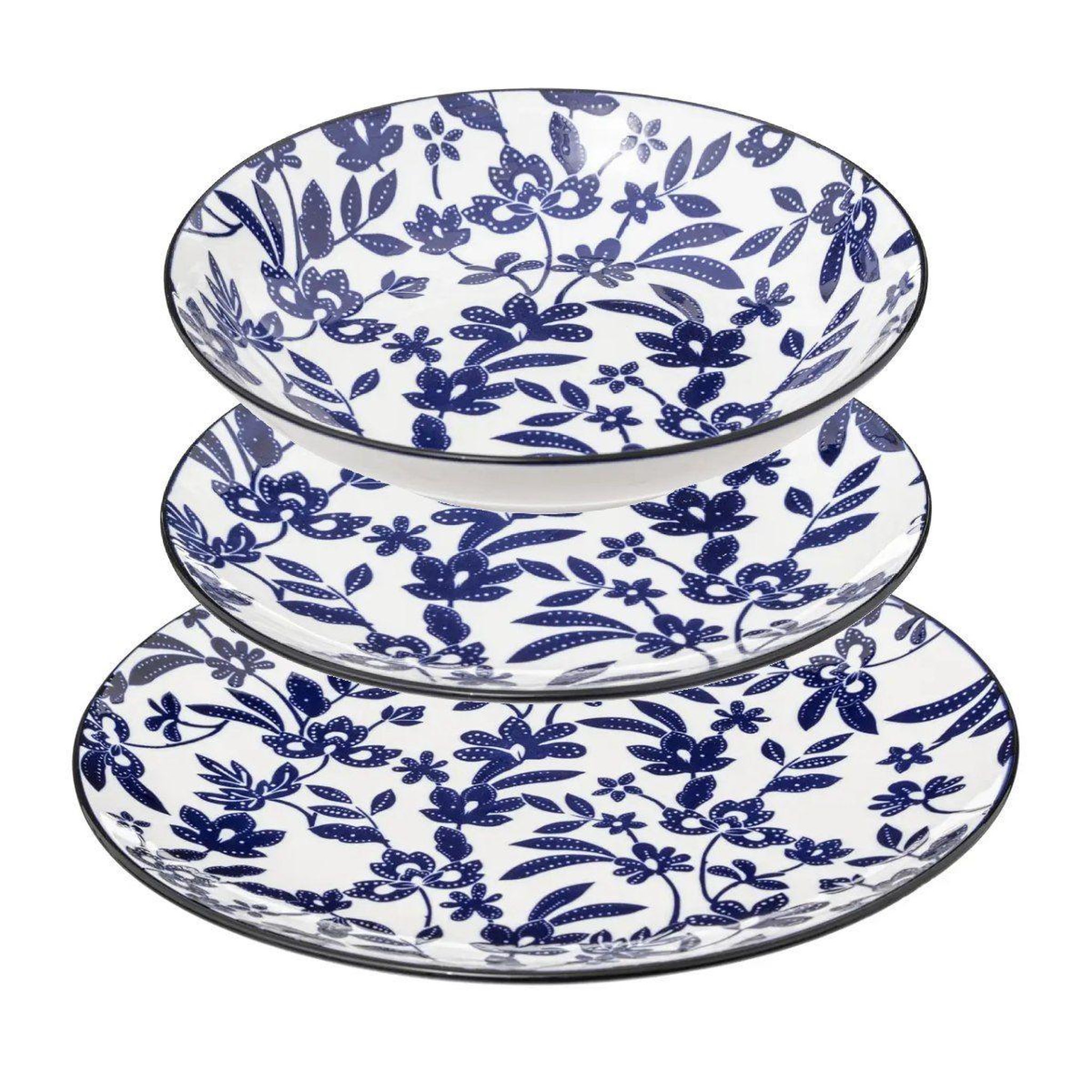 Voir la diapositive 1 : SECRET DE GOURMET Service 18 pièces  maria  27cm bleu
