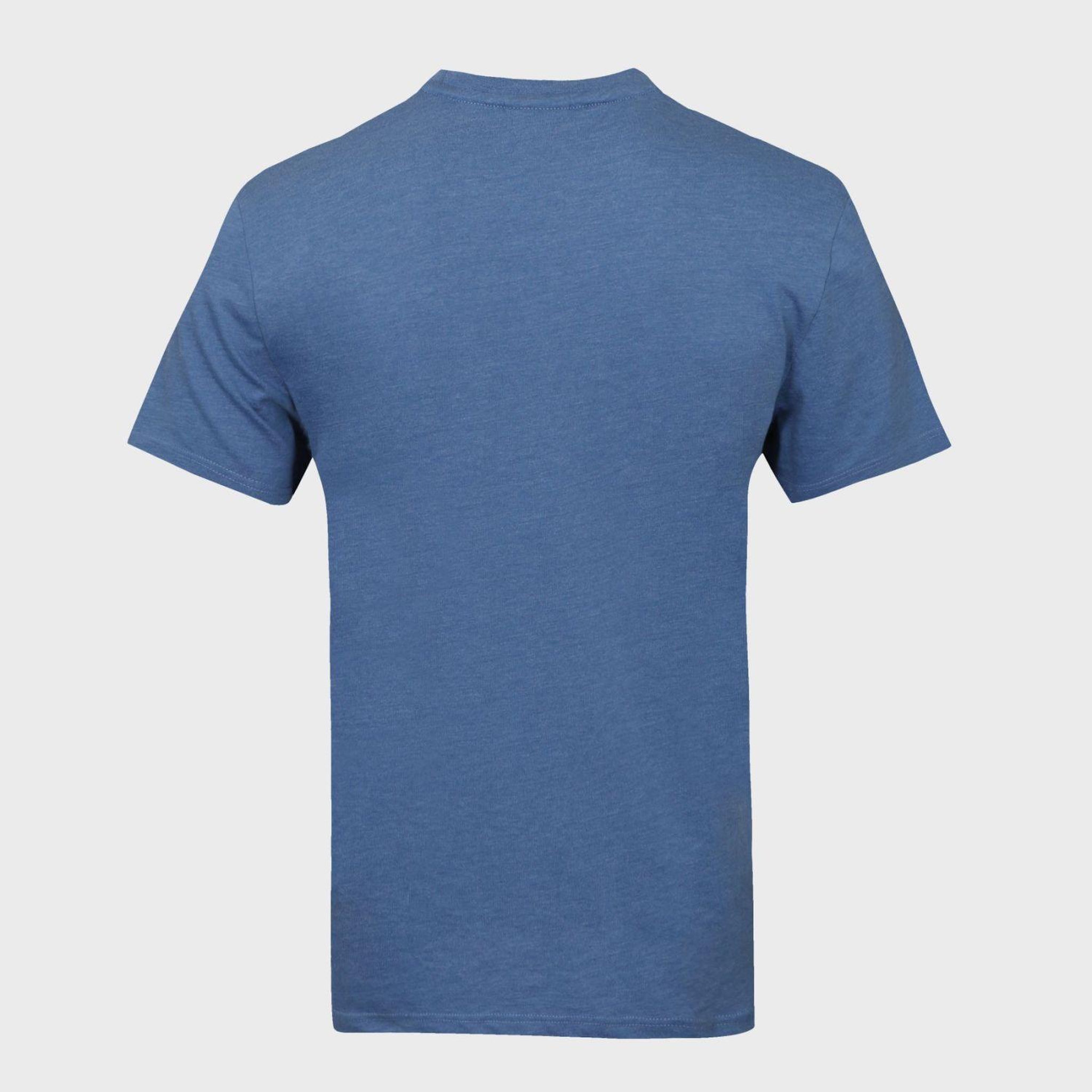 Voir la diapositive 2 : UMBRO T-shirt homme uni col rond regular en coton avec logo brodé 618290