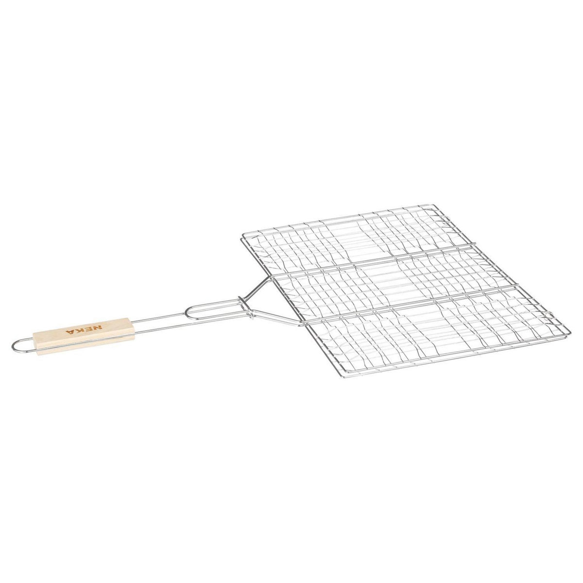 NEKA Grille barbecue double - 30 x 40 cm - Métal