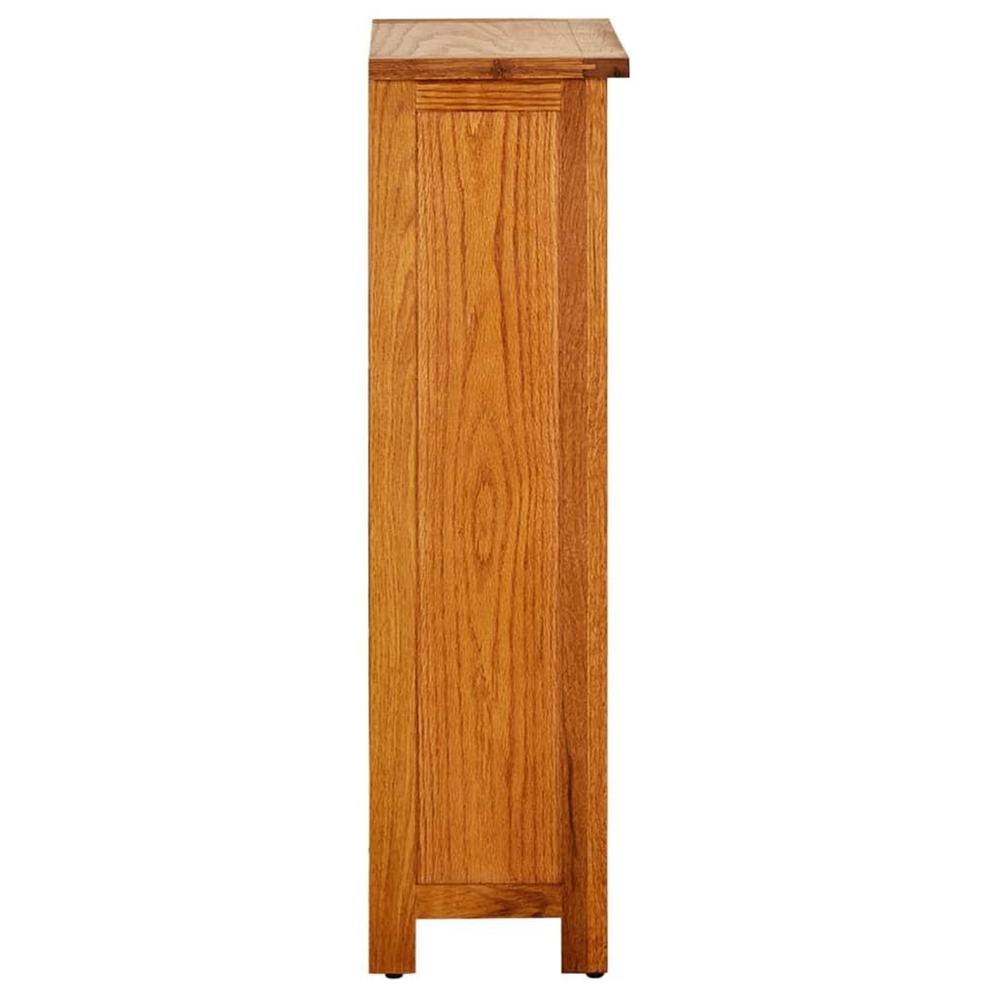 Voir la diapositive 3 : VIDAXL Bibliotheque 45x22,5x82 cm Bois de chene massif