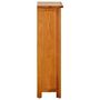 Voir la diapositive 3 : VIDAXL Bibliotheque 45x22,5x82 cm Bois de chene massif