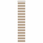 VIDAXL Store zebre marron sable largeur du tissu 40,9 cm polyester