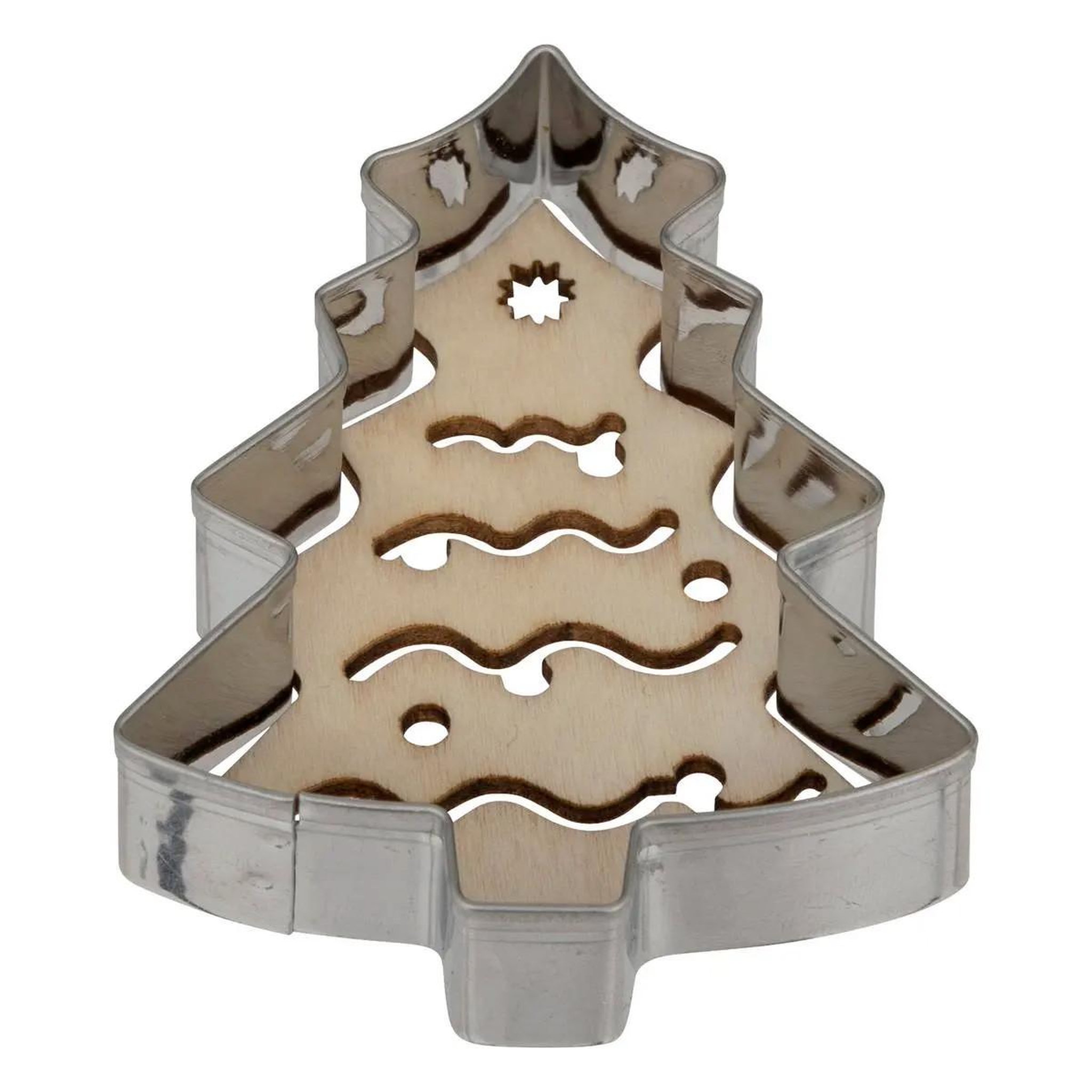 Voir la diapositive 4 : FIVE Lot de 3 emporte-pièces & 3 embosseurs  noël  7cm argent