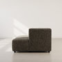 Voir la diapositive 6 : LISA DESIGN Curtis - canapé d'angle droit 4 places avec accoudoir en tissu texturé