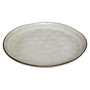 Voir la diapositive 2 : SECRET DE GOURMET Lot de 6 Assiettes Plates  Flower  26cm Gris