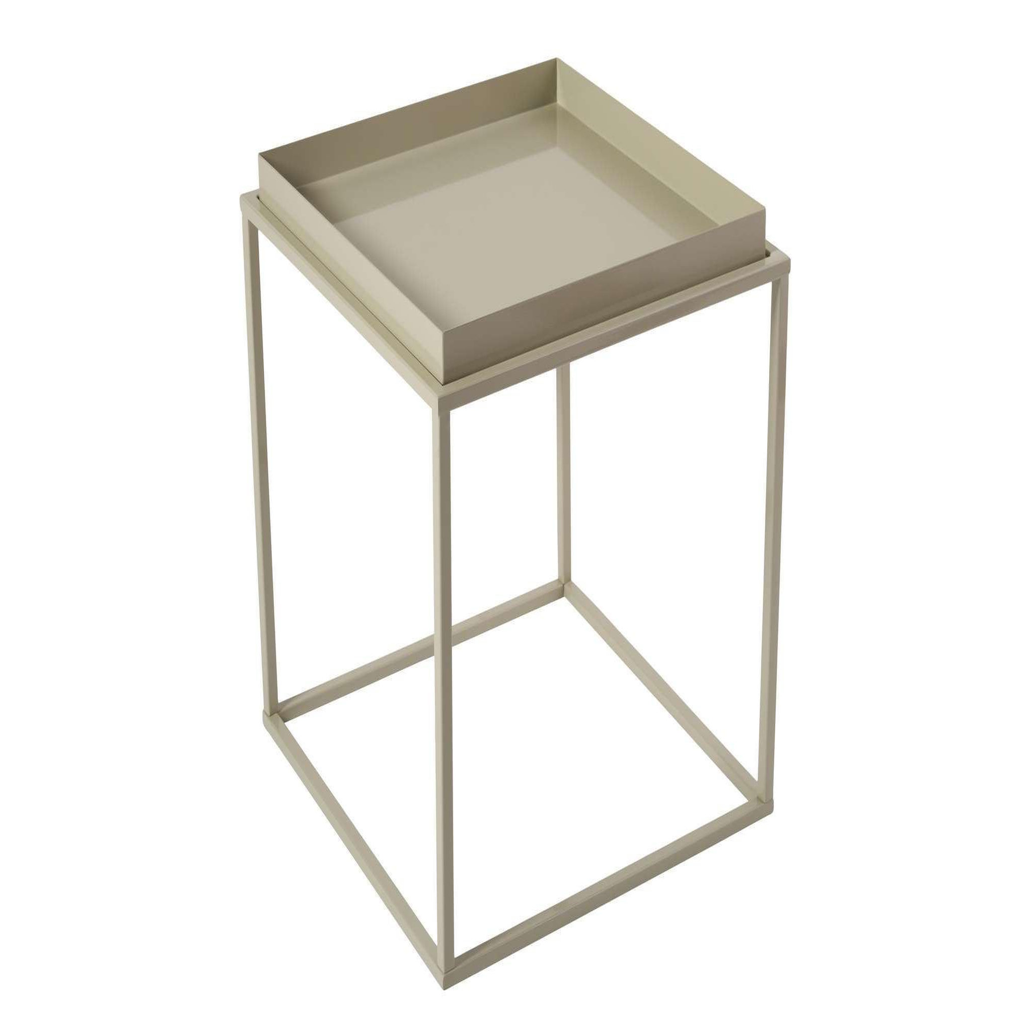 Voir la diapositive 3 : Habitat et Jardin Table basse en métal  koala  45 x 45 x 52 cm - taupe