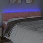 Voir la diapositive 3 : VIDAXL Tete de lit a LED Rose 200x5x78/88 cm Velours