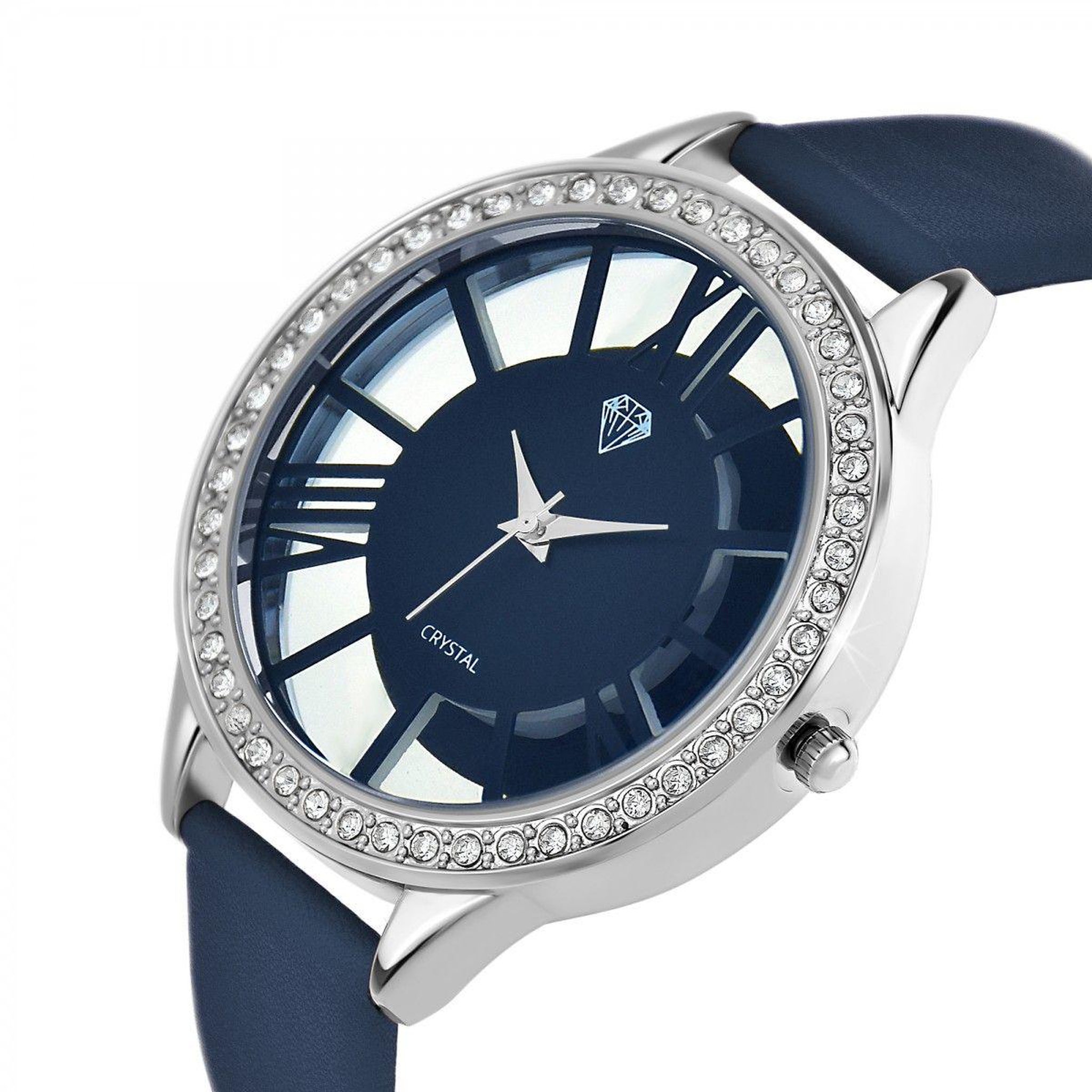 Voir la diapositive 3 : SC CRYSTAL Montre Lara SC Crystal ornée de Cristaux scintillants
