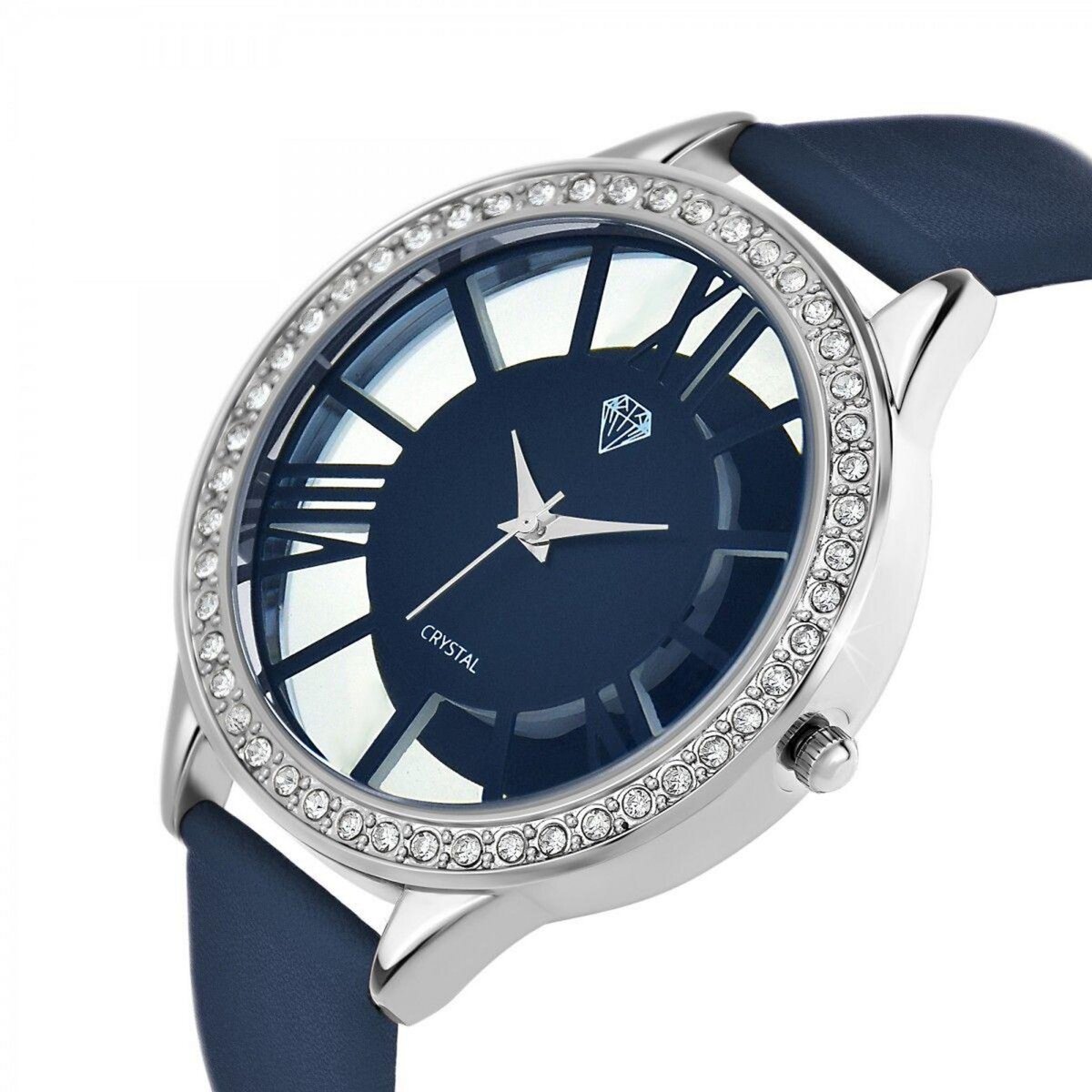 SC CRYSTAL Montre Lara SC Crystal ornée de Cristaux scintillants