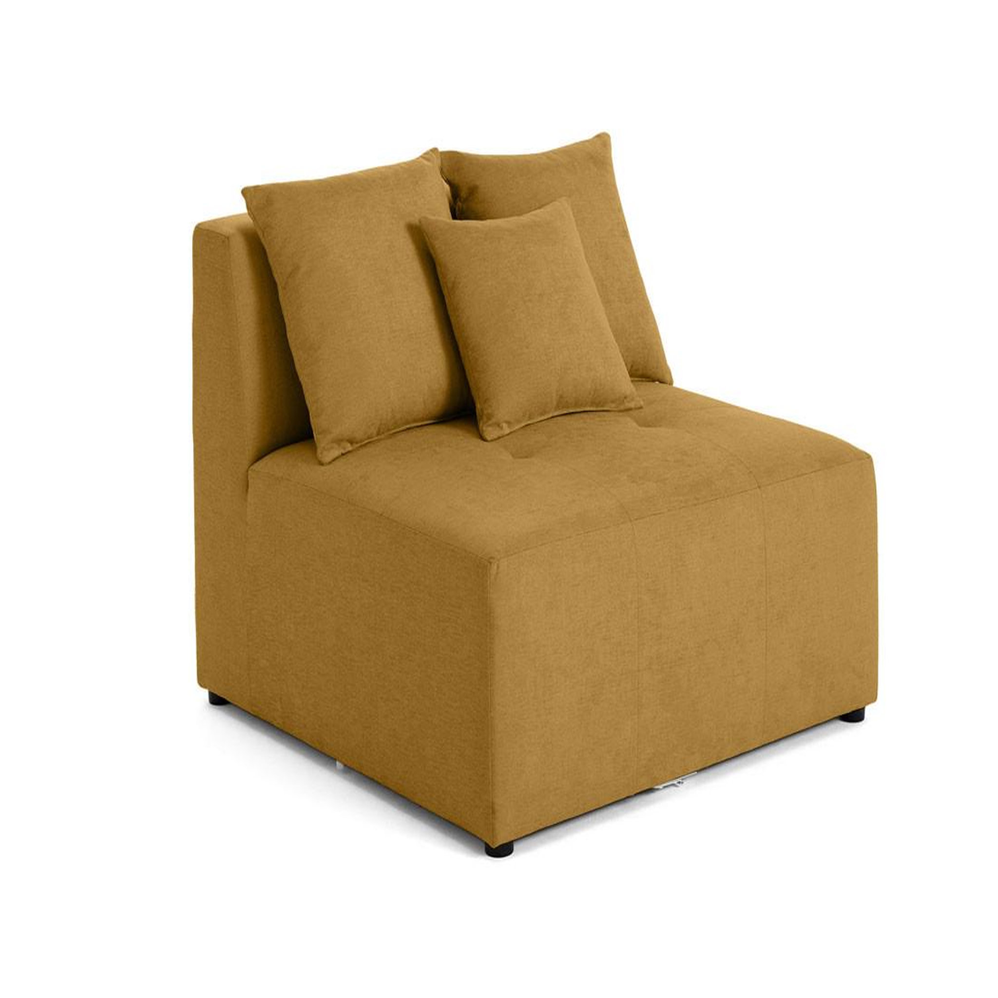 Voir la diapositive 1 : LISA DESIGN Amalfi - module d'assise sans accoudoirs - 1 place - en tissu