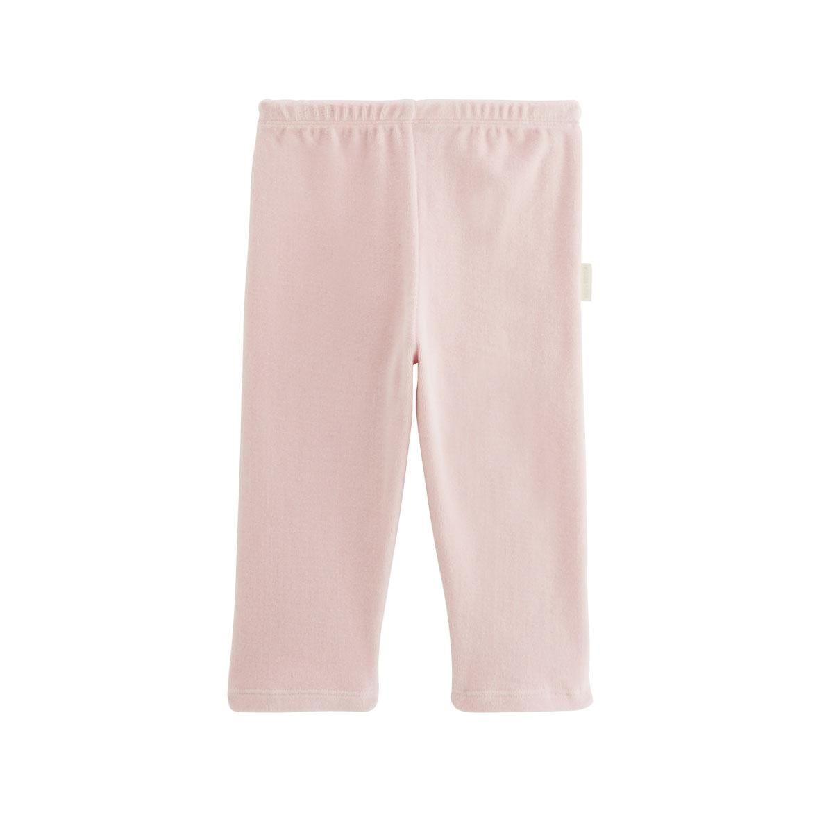 Petit Béguin Pyjama enfant 2 pièces en velours écru Louisa