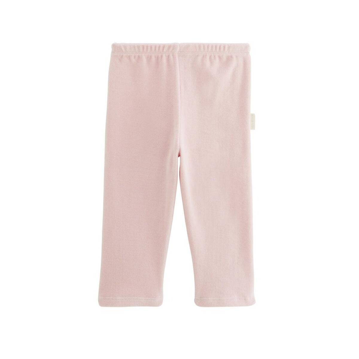 Petit Béguin Pyjama enfant 2 pièces en velours écru Louisa