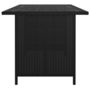 Voir la diapositive 5 : VIDAXL Salon de jardin 10 pcs avec coussins Resine tressee Noir