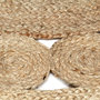 Voir la diapositive 5 : VIDAXL Tapis fait a la main Jute tressee 150 cm