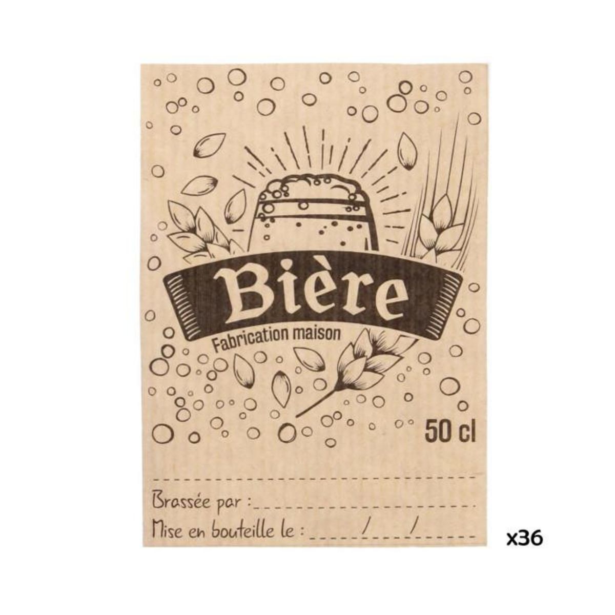 Paris Prix Encapsuleur Manuel  Bière  47cm Noir & Argent