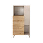 Voir la diapositive 2 : BEST MOBILIER Estelle - buffet haut - 2 portes - 81x154 cm