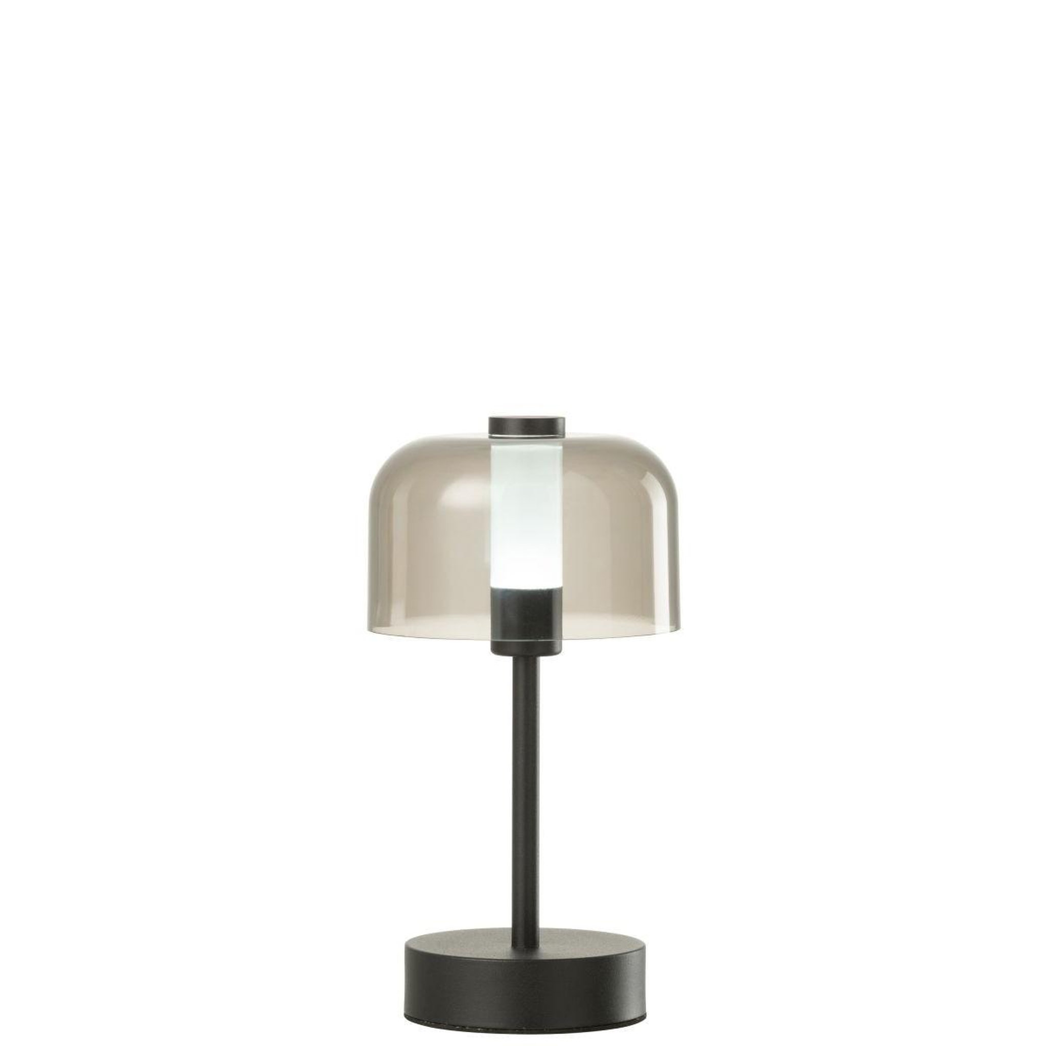 Voir la diapositive 2 : J-LINE Lampe à poser tactile à led  woa  24cm noir