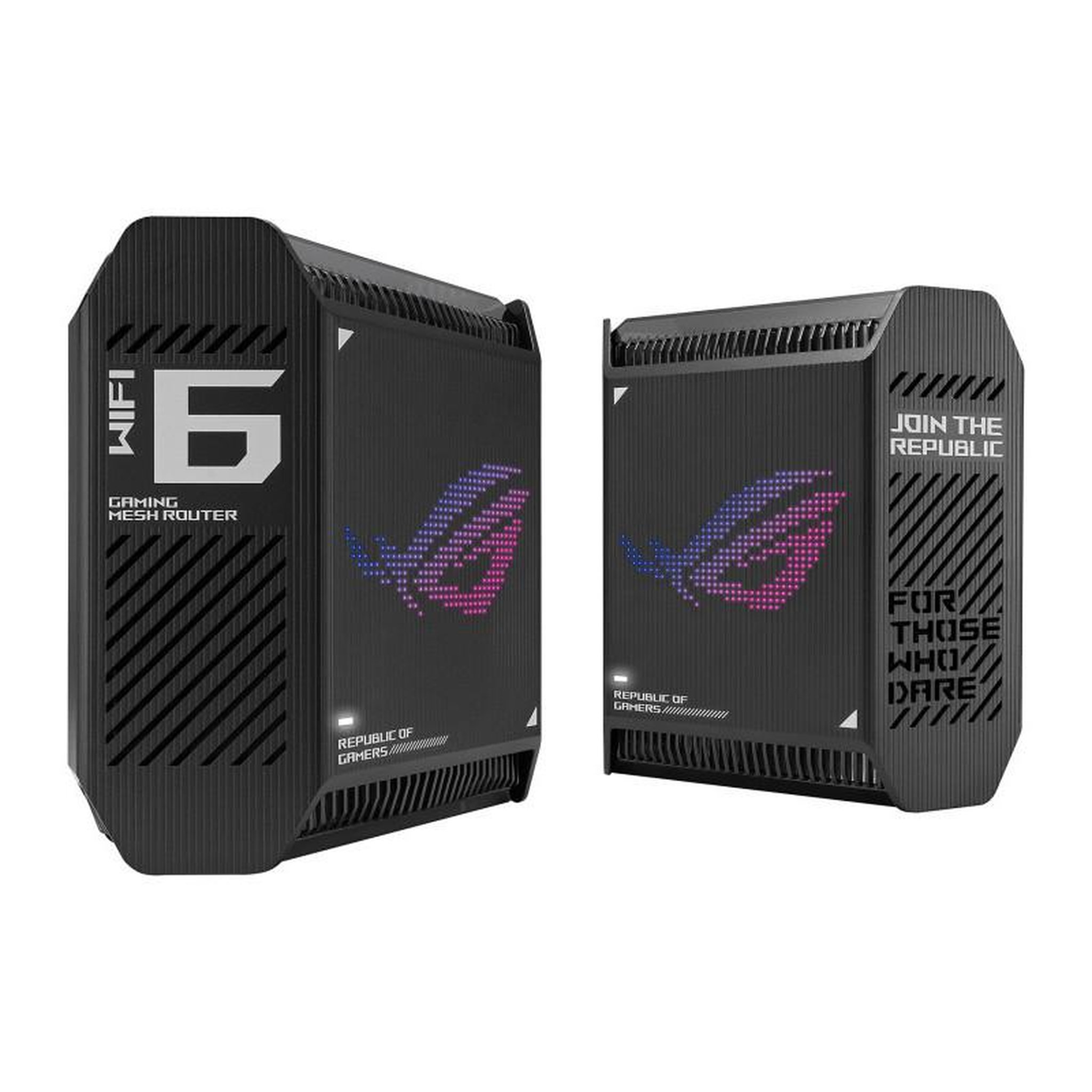 Voir la diapositive 1 : ASUS ASUS WLAN-Router WLANRouter ROG RAPTURE GT6 (2-pk) (2pk) Black Schwarz (90IG07F0-MU9A20) (90IG07F0MU9A20)