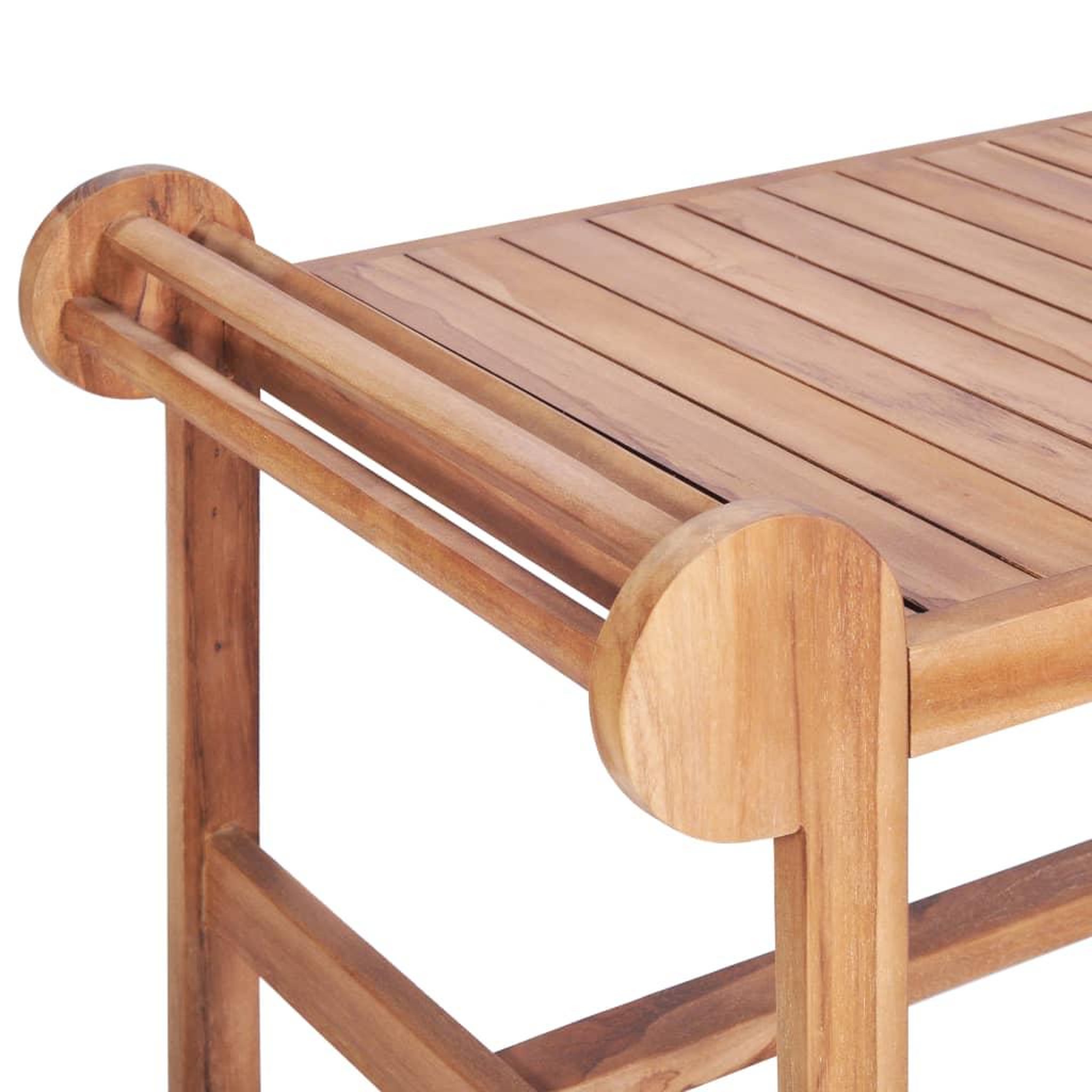 Voir la diapositive 5 : VIDAXL Table basse 100x50x45 cm teck solide