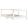Voir la diapositive 3 : VIDAXL Cadre de lit pour enfant blanc 70x140 cm bois de pin massif