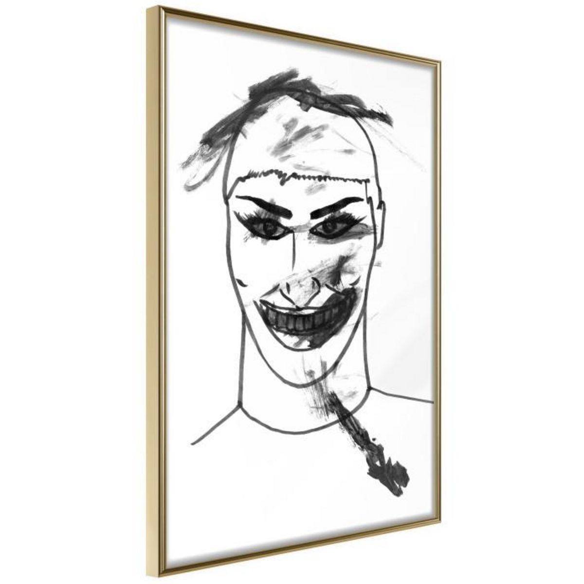 Paris Prix Affiche Murale Encadrée  Scary Clown