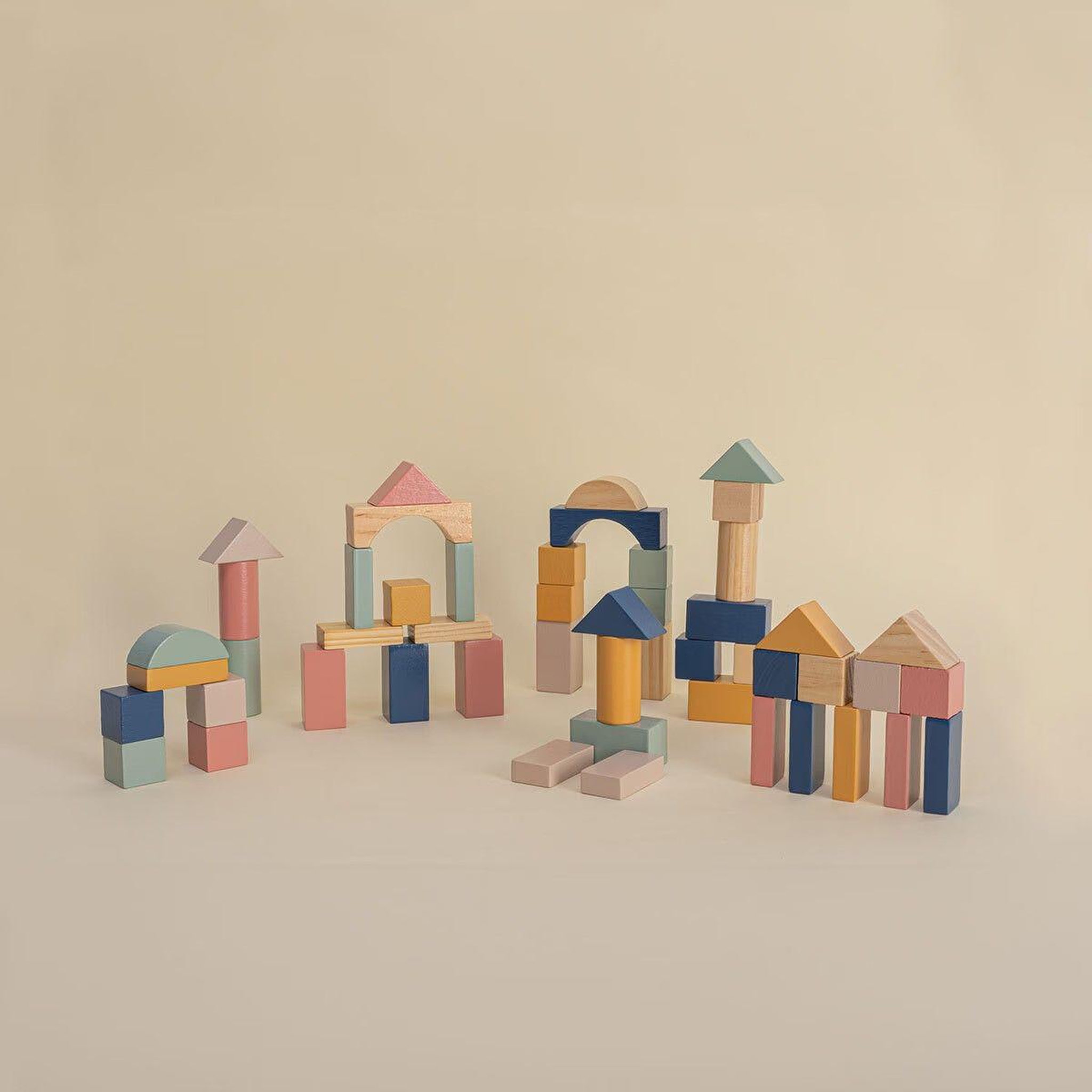 Voir la diapositive 3 : Atmosphera Kids Jeu de Construction  50 pièces  15cm Multicolore