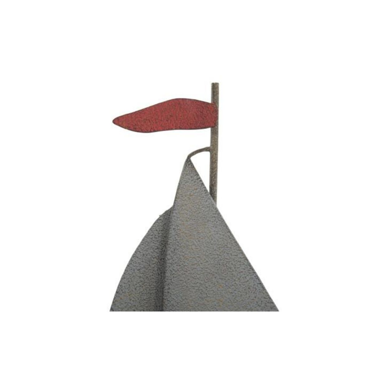 Paris Prix Déco Murale en Métal  Bateaux en Mer  114cm Multicolore