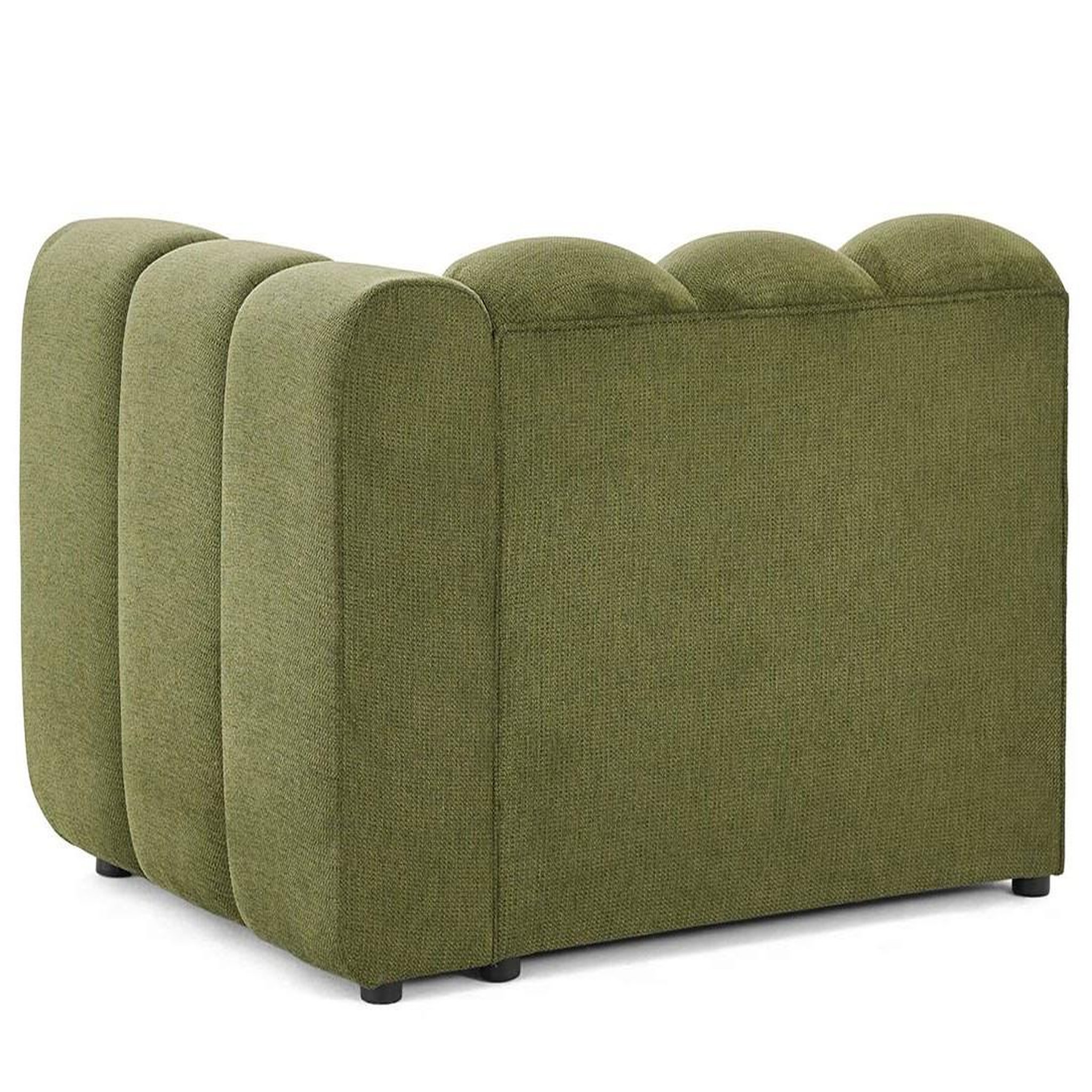 Voir la diapositive 5 : LISA DESIGN Debbie - module d'assise droit en tissu texturé