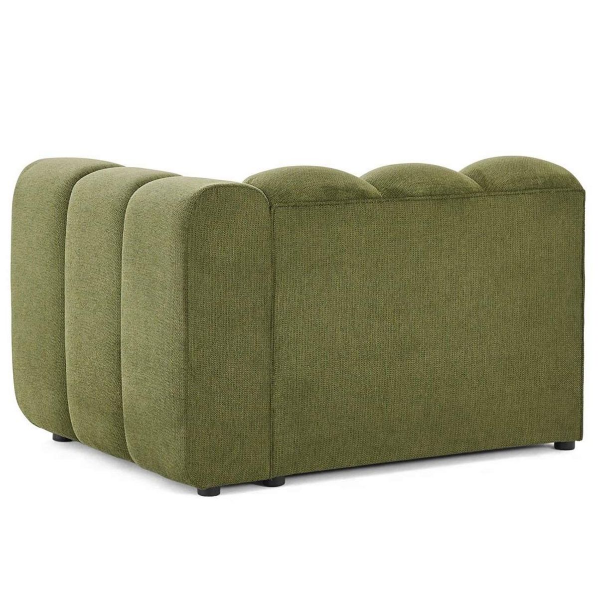 LISA DESIGN Debbie - module d'assise droit en tissu texturé