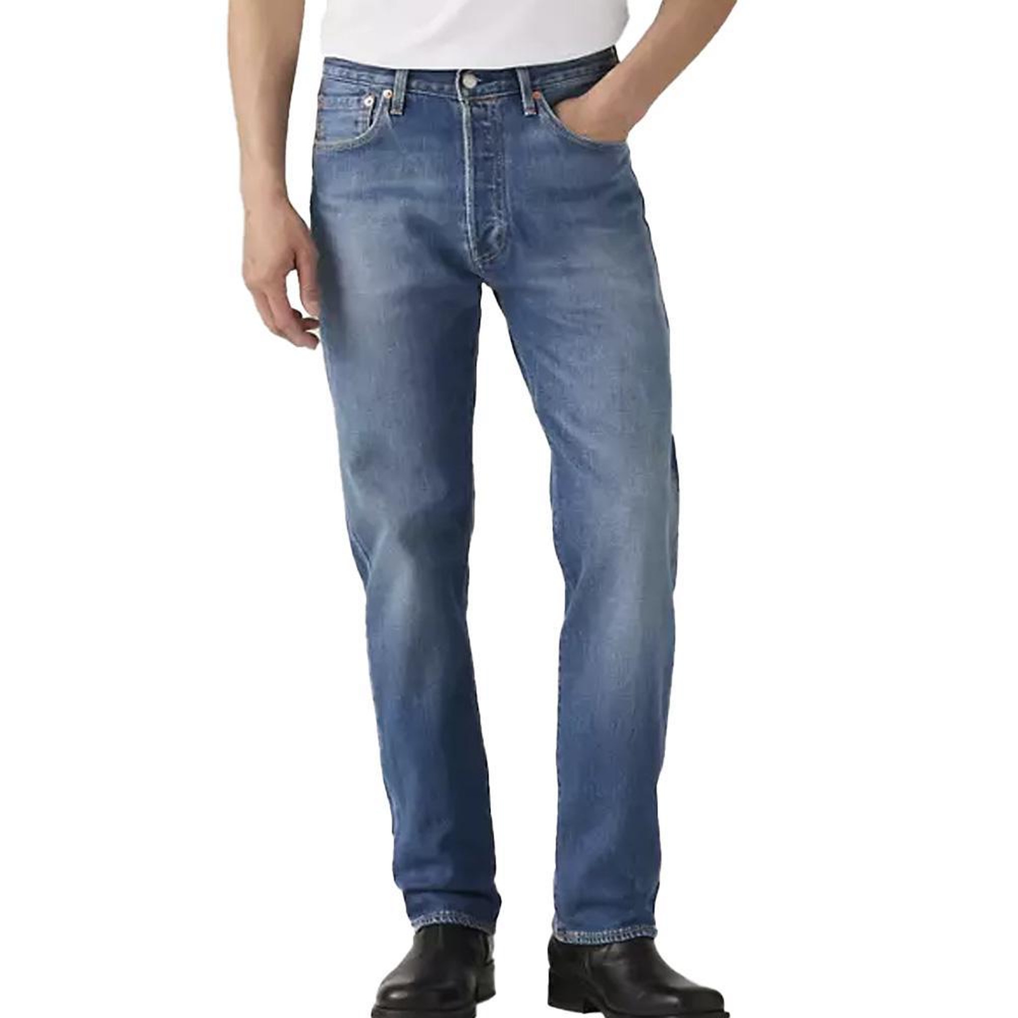 Voir la diapositive 1 : Levi's Jean 501 original bleu homme levi's original fit dark