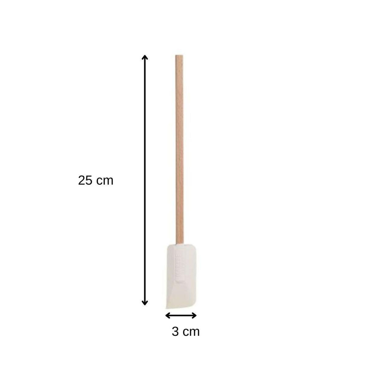 Fackelmann Ensemble de 2 Maryses de pâtisserie et de cuisine 25 cm manche en bois Fackelmann