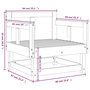 Voir la diapositive 6 : VIDAXL Chaises de jardin lot de 2 bois massif de pin