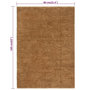 Voir la diapositive 6 : VIDAXL Tapis a poils boucles fait a la main 80x160 cm Jute et coton