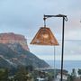 Voir la diapositive 3 : Lumisky Suspension nomade FUJY Bois Poly rotin D40CM