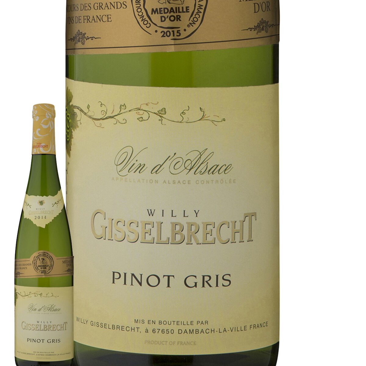 Willy Gisselbrecht Pinot Gris Blanc 2014