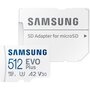 Samsung Carte Micro SD Micro SD 512go evo plus + Adaptateur