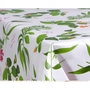 Voir la diapositive 3 : HABITABLE Nappe en toile cirée rectangulaire Botanique - 140 x 200 cm - Fuchsia
