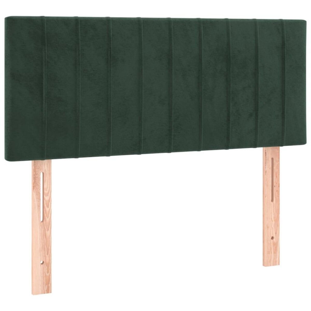 VIDAXL Tete de lit Vert fonce 80x5x78/88 cm Velours