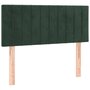Voir la diapositive 2 : VIDAXL Tete de lit Vert fonce 80x5x78/88 cm Velours