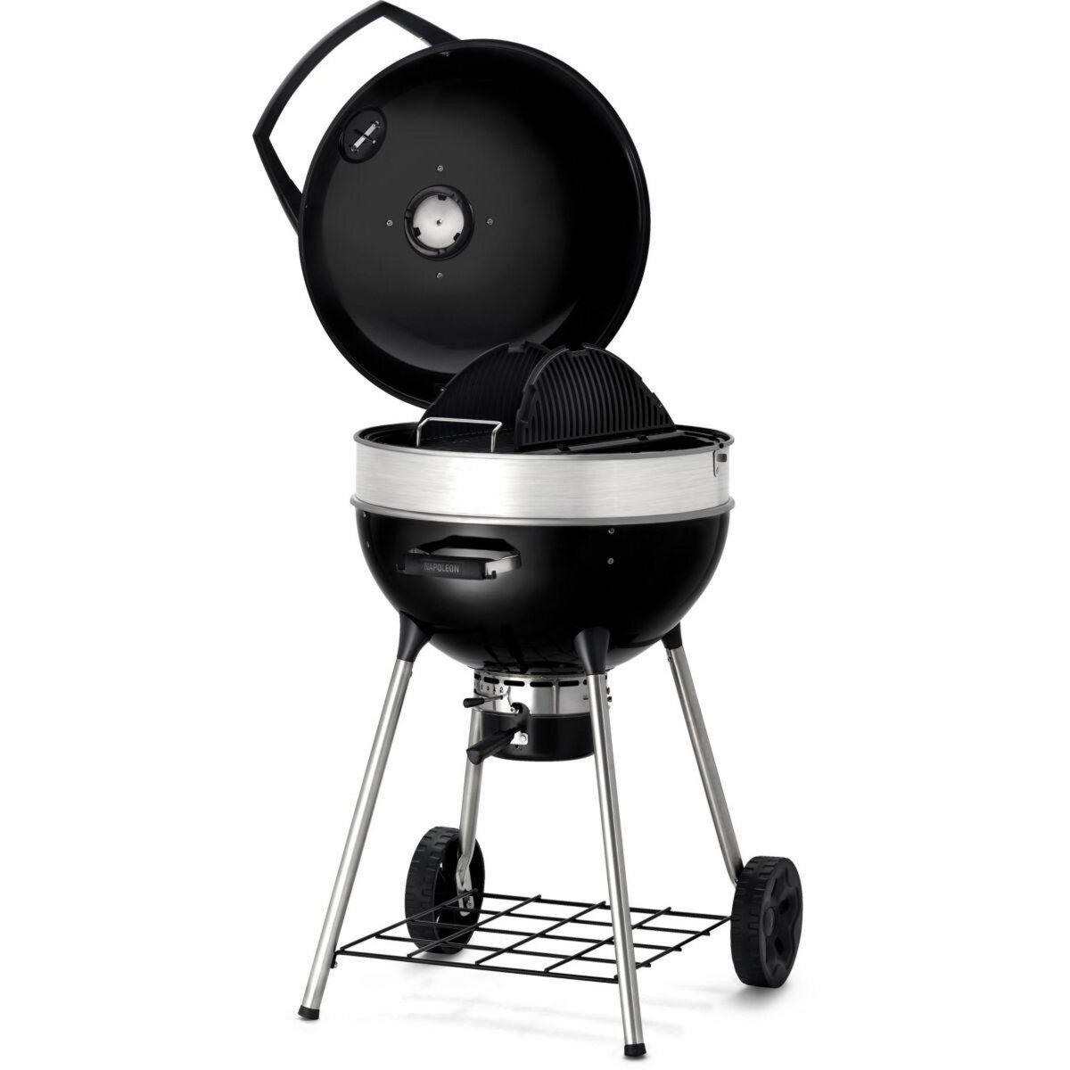 NAPOLEON Barbecue charbon Kettle PRO noir sur pieds 57cm