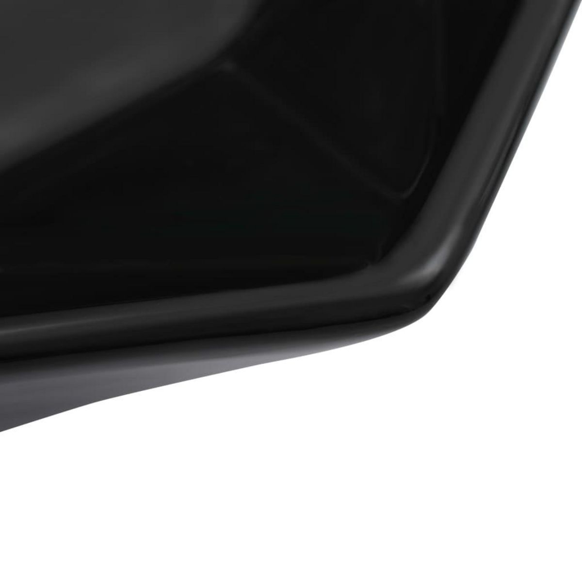 VIDAXL Lavabo 41x36,5x12 cm Ceramique Noir